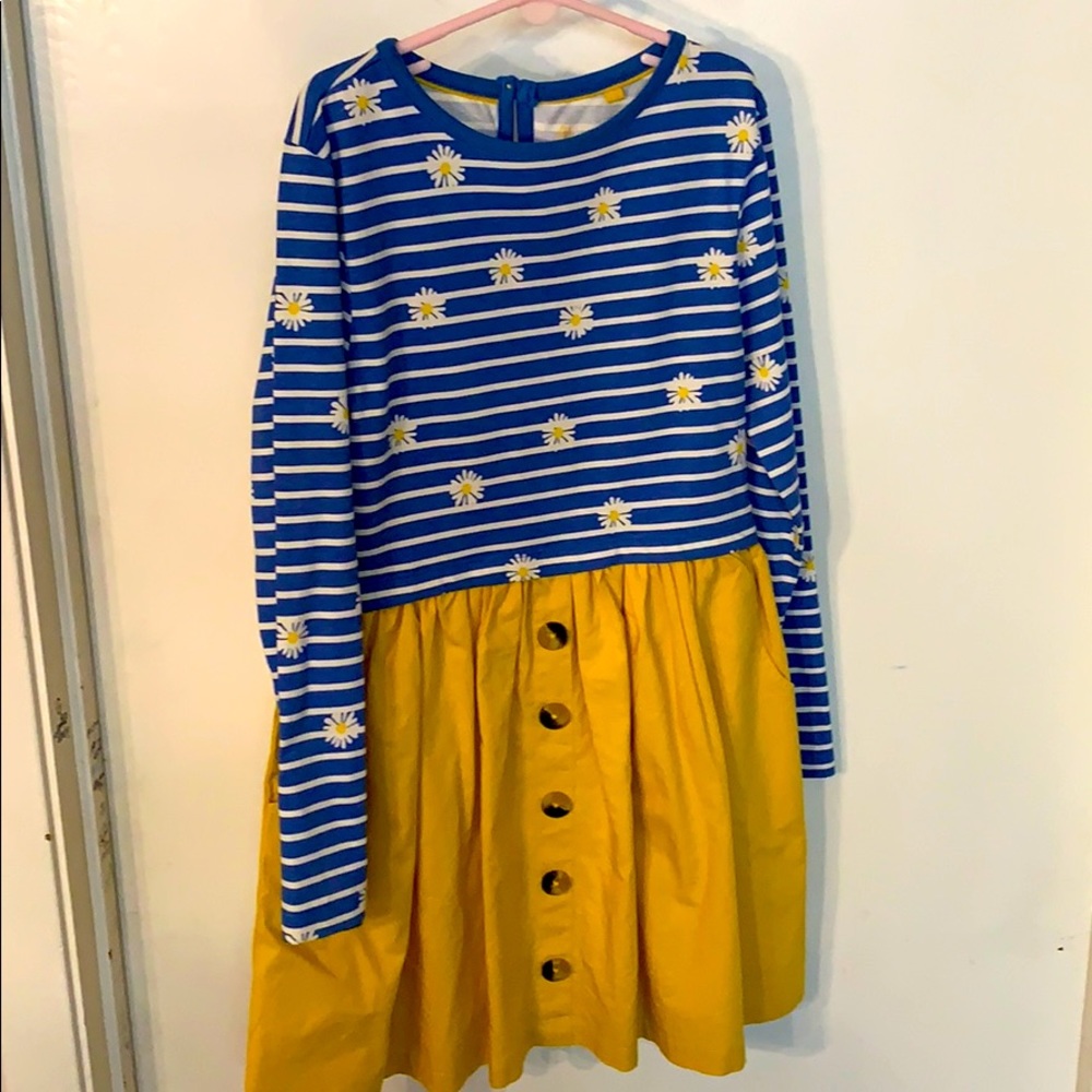 Mini Boden dress. Sz. 8-9 yr. Worn once!